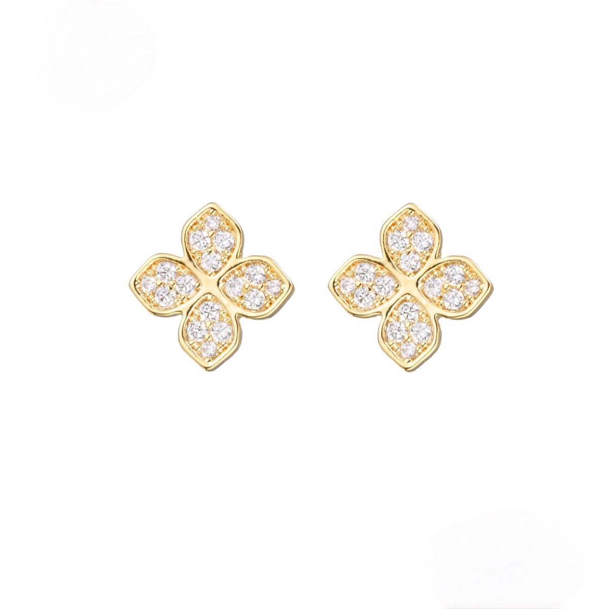 Oorbel Crystal clover