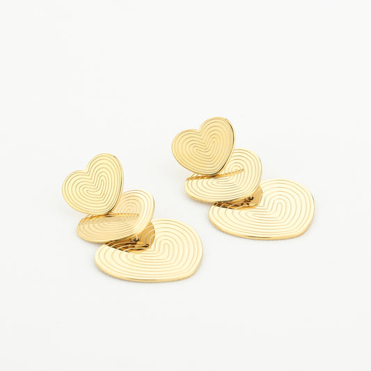 Oorbel Statement Hearts