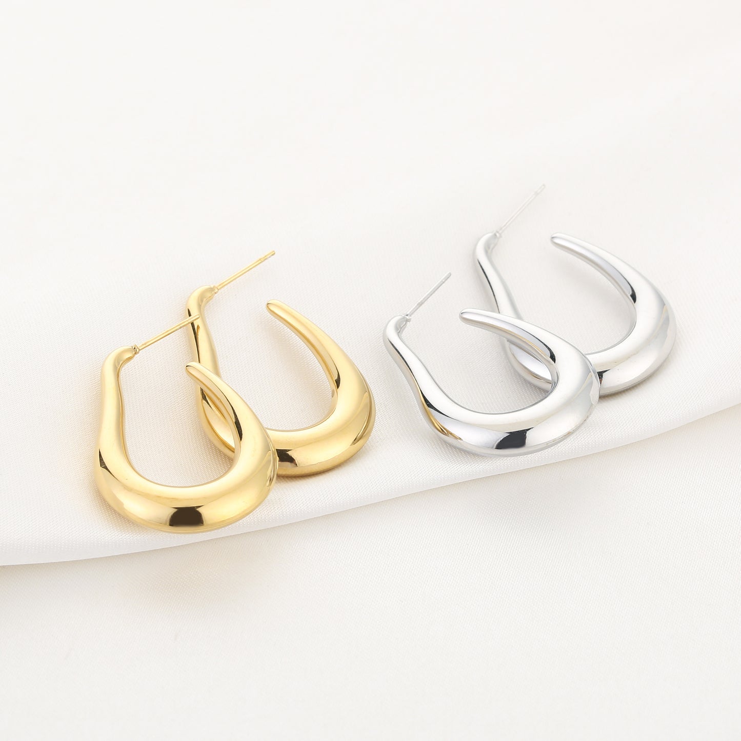 Oorbel Druppel Hoops