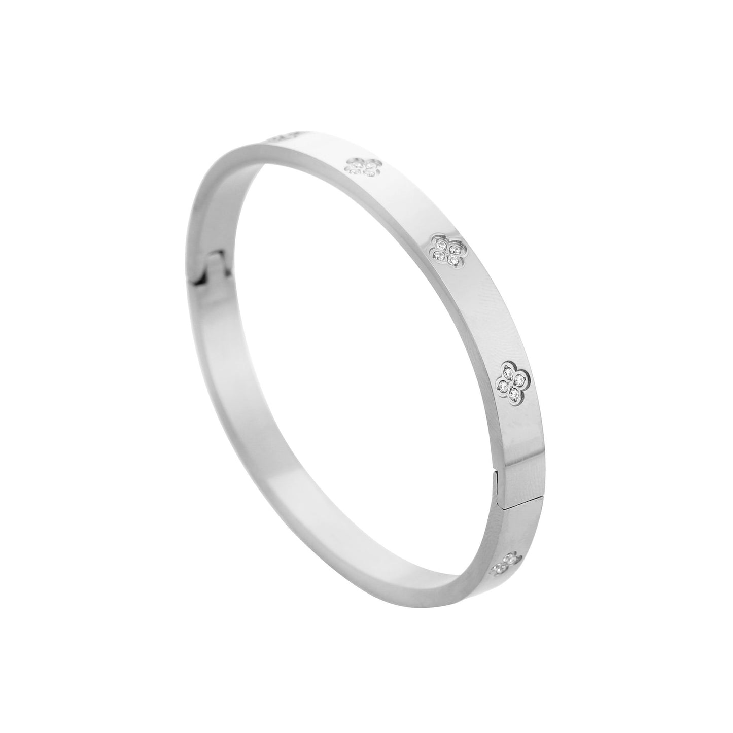 Armband Crystal klavertjes